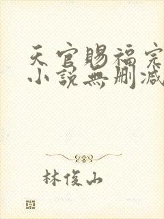 天官赐福完整版小说无删减
