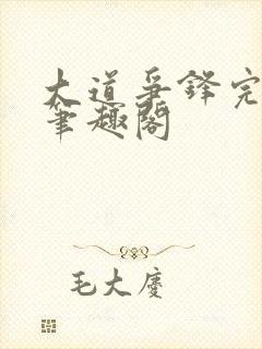 大道争锋完整版笔趣阁