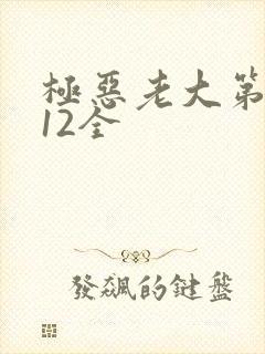 极恶老大第3季12全封面