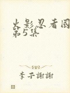 火影忍者国语版第5集