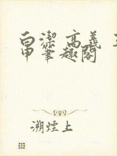 白洁 高义 王申笔趣阁