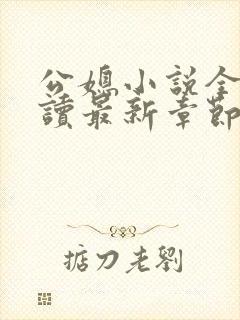 公媳小说全文阅读最新章节内容