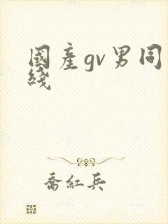 国产gv男同在线
