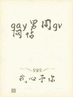 gay男同gv网站封面