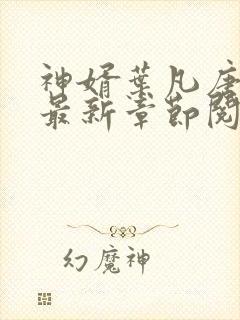 神婿叶凡唐若雪最新章节阅读