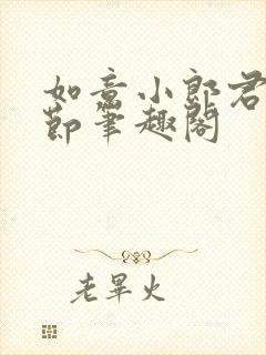 如意小郎君无删节笔趣阁