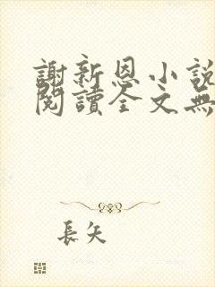 谢新恩小说免费阅读全文无弹窗