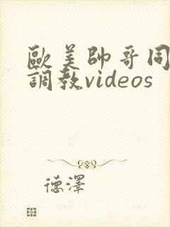 欧美帅哥同性恋调教videos