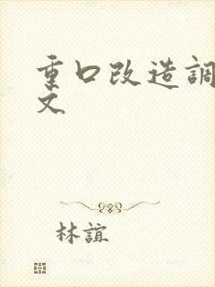 重口改造调教h文