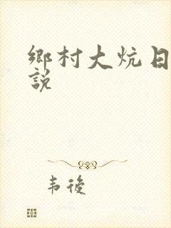 乡村大炕日b小说封面