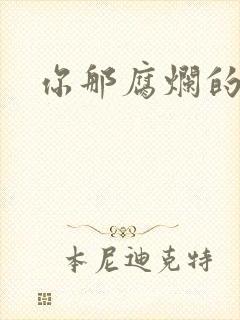 你那腐烂的直肠