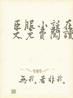 臣服小说在线全文免费阅读笔趣阁无弹窗