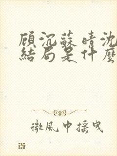 顾沉苏晴沈希仪结局是什么