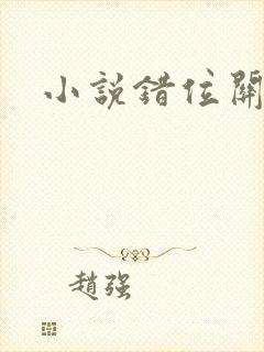 小说错位关系封面