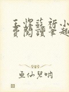 王悍苏祈小说免费阅读笔趣阁最新