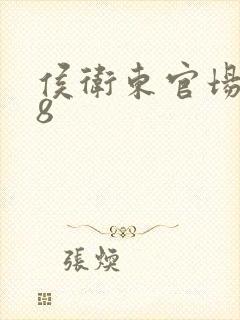 侯卫东官场笔记8