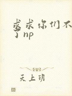 求求你们不要做了np