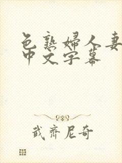 色熟妇人妻久久中文字幕