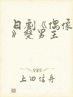 日剧《偶像之吻》双男主