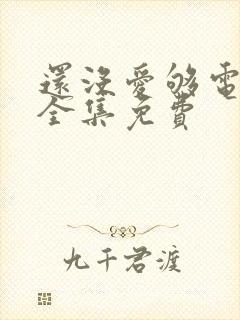 还没爱够电视剧全集免费