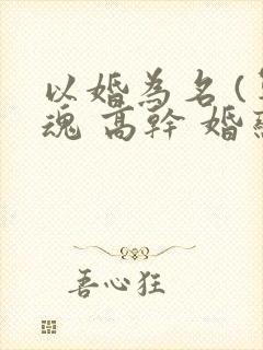 以婚为名 (军魂 高干 婚恋)
