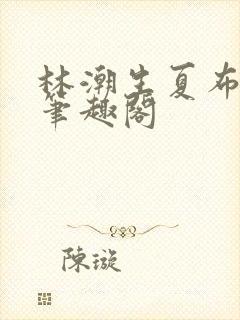 林潮生夏布多昂笔趣阁