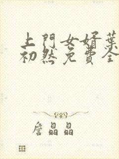 上门女婿叶辰萧初然免费全文阅读