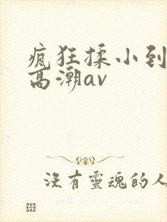 疯狂揉小到失禁高潮av