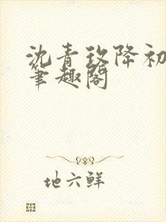 沈青玫降初嘉措笔趣阁