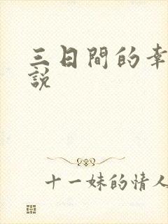 三日间的幸福小说