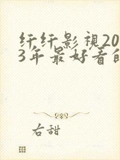 纤纤影视2023年最好看的电视剧是