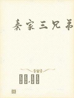 秦家三兄弟封面