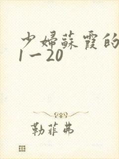 少妇苏霞的沉沦1一20