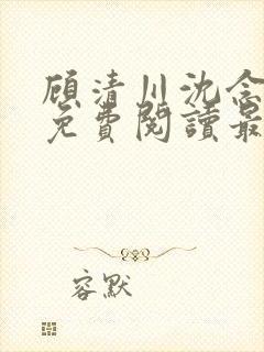 顾清川沈念小说免费阅读最新章节