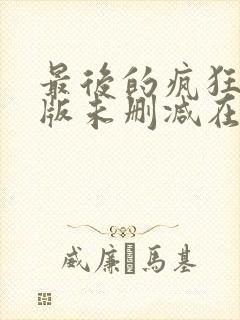 最后的疯狂完整版未删减在线免费观看封面