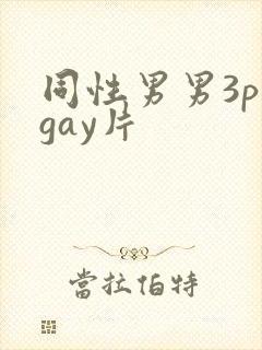 同性男男3p黄gay片
