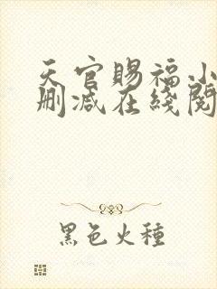 天官赐福小说无删减在线阅读