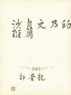 沙月文乃的番剧推荐