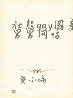 壮熊gay国产男男网站
