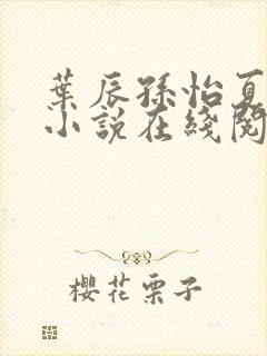 叶辰孙怡夏若雪小说在线阅读封面