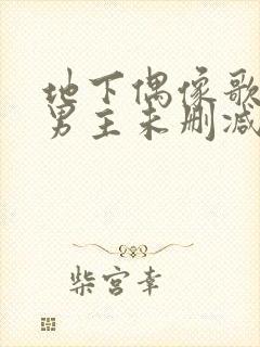 地下偶像歌手双男主未删减动漫封面