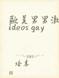 欧美男男激情videos gay