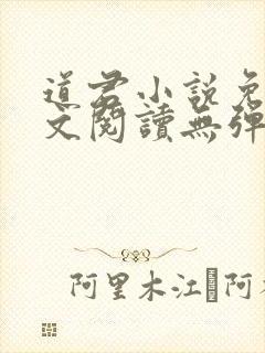 道君小说免费全文阅读无弹窗