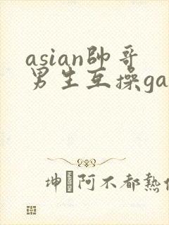 asian帅哥男生互操gay