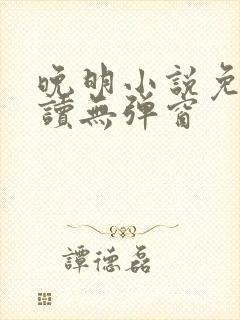 晚明小说免费阅读无弹窗封面