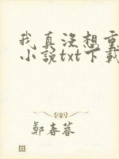 我真没想重生啊小说txt下载全集