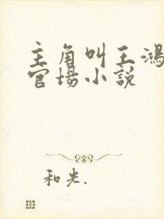 主角叫王鸿涛的官场小说封面