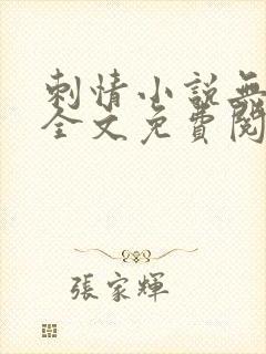 刺情小说无删减全文免费阅读