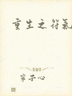 重生之符气冲天