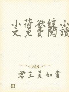 小荷欲绽小说全文免费阅读笔趣阁